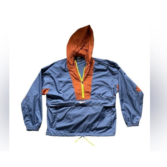 Nike Women Sportswear Icon Clash Diffused Blue Packable Jacket Sz XS Windbreaker - Picture 1 of 10